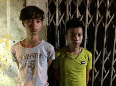 Hai thanh niên 9X bị 141 bắt vì có ma túy