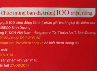 Ăn mì trúng 100 triệu đồng, công ty không trả thưởng 