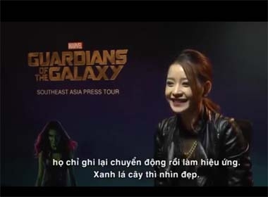 Video Chi Pu phỏng vấn diễn viên Zoe Saldana