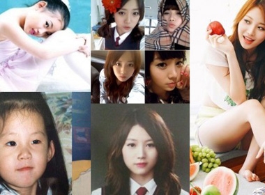 10 mỹ nhân Kpop đẹp từ thuở thơ ấu 
