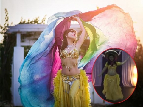 Cô gái bụng bầu nhảy bellydance gây sốt: 'Bellydance không phải dung dục'