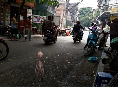 Bóc trần sự thật về ảnh người ngoài hành tinh tại Hà Nội