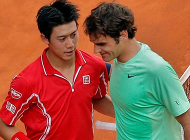 Kei Nishikori thách thức Federer và Djokovic