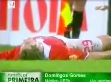 Video tiền đạo Benfica bất ngờ tử vong sau khi nhận thẻ vàng