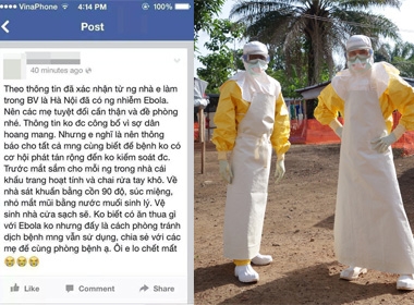 Tiết lộ danh tính 2 cô gái tung tin có ca nhiễm Ebola ở Hà Nội 