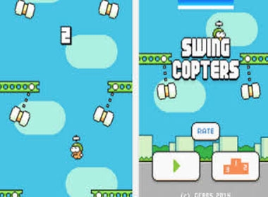 Nguyễn Hà Đông chính thức phát hành game siêu khó Swing Copters 