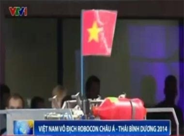 Việt Nam vô địch Robocon châu Á-Thái Bình Dương 2014