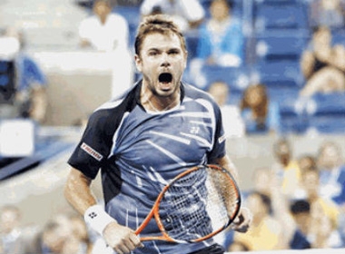 US Open 2014: Wawrinka chỉ mặt mắng CĐV 'câm miệng'