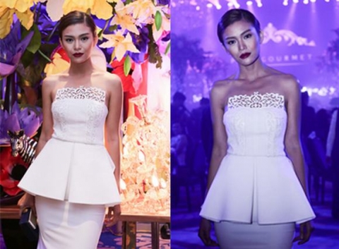 Mâu Thủy sang trọng dự tiệc cùng giám đốc sản xuất Vietnam’s Next Top Model