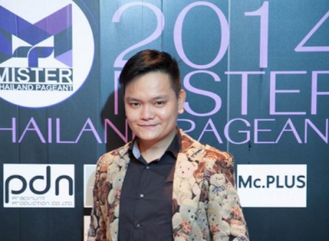Stylist Trịnh Tú Trung làm khách mời cuộc thi Mister Thailand 2014