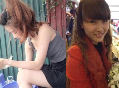 Thất vọng với dung nhan thật của 'hotgirl bánh tráng trộn Hà Nội'