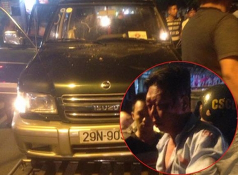 Cận mặt lái xe 'điên' gây tai nạn liên hoàn trên phố Hà Nội