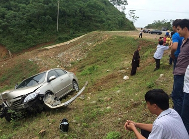 Tai nạn đầu tiên trên cao tốc dài nhất vừa thông xe