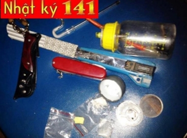 141 bắt đối tượng giấu ma túy trong chiếc 'đồng hồ cổ'