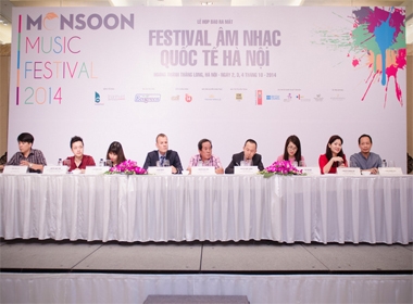 Lịch trình diễn ra Monsoon Music Festival 2014 tại Việt Nam