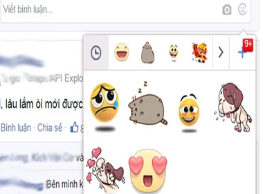 Việc bổ sung thêm tính năng bình luận bằng sticker của Facebook gây tranh luận.