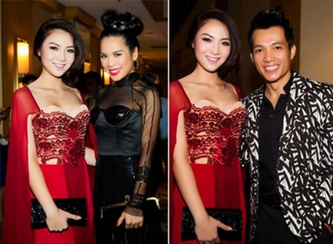 Hoa hậu Jennifer Chung xinh tươi hội ngộ dàn ca sĩ nỗi tiếng hải ngoại