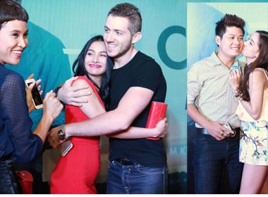 Các cặp đôi đua nhau tình tứ trong buổi ra mắt phim 'Cô gái mất tích'