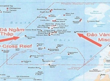 Tình hình biển Đông sáng 22/10: Trung Quốc đã bồi đắp Đá Chữ Thập thành đảo lớn nhất Trường Sa