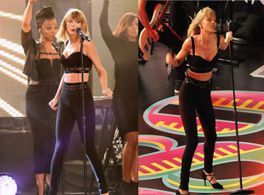 Taylor Swift ngọt ngào biểu diễn trên sân khấu