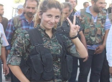 Cô gái trẻ tuổi được cho là Rehana, 'thiên thần của Kobani'