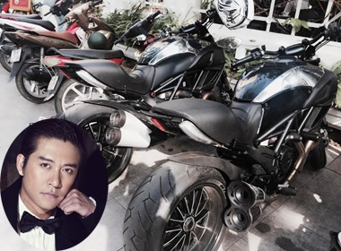 Tuấn Hưng cho xế khủng Ducati Diavel Cromo 'đi chơi'