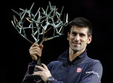 Thắng trận thứ 600, Djokovic chiến thắng thuyết phục ở Paris Masters 2014