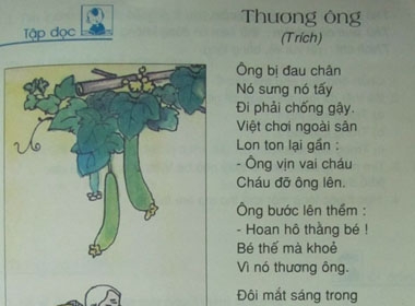 Chủ biên lên tiếng về bài thơ Thương ông bị 'cắt ghép'