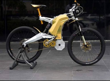 'Siêu' xe đạp điện mạ vàng thủ công giá...1,2 tỷ đồng