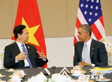 Thủ tướng Chính phủ Nguyễn Tấn Dũng đã có cuộc gặp mặt chính thức với Tổng thống Barack Obama