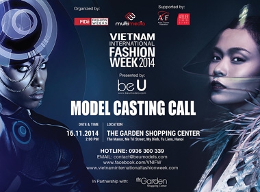 Tuần lễ thời trang quốc tế tại Việt Nam 2014: Tuyển chọn người mẫu ở Hà nội