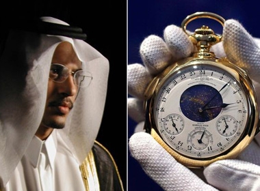 Hoàng thân Saud bin Mohammed Al-Thani và đồng hồ đắt nhất thế giới mà ông từng sở hữu