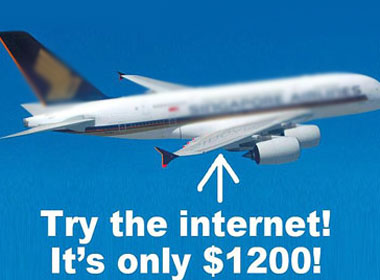 Dùng wifi trên máy bay phải trả 25 triệu 