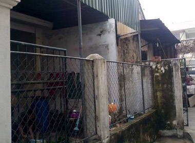 Ngôi nhà của vợ chồng anh Thụ, nơi xảy ra vụ hỏa hoạn