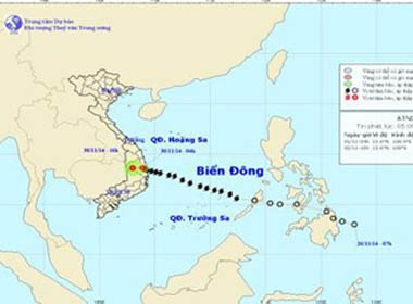 Bão số 4 đã suy yếu thành áp thấp nhiệt đới, nhiều nơi mưa to