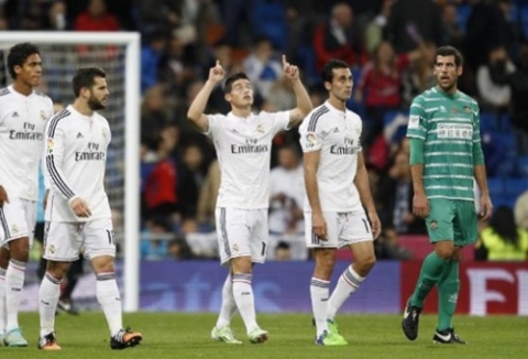 Real Madrid tung đội hình B hành hạ Cornella tại Bernabeu