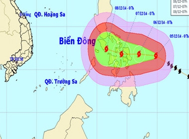 Siêu bão HAGUPIT được dự báo có sức tàn phá ngang ngửa siêu bão HAIYAN hồi năm 2013