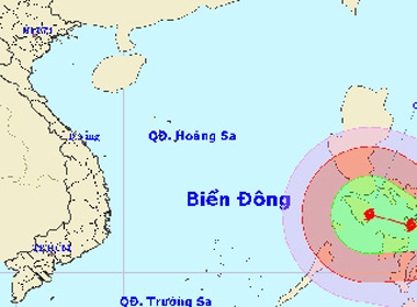 Đường đi của siêu bão Hagupit