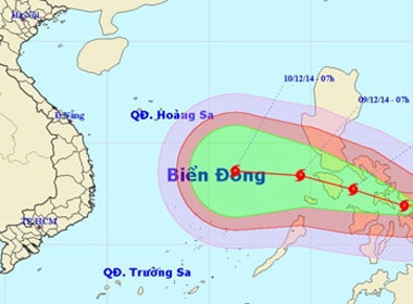 Bão Hagupit càn quét Philippines ngay cửa ngõ biển Đông