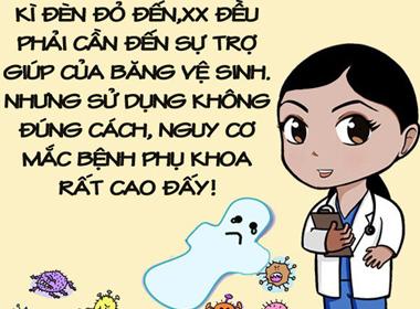 5 ngộ nhận nguy hiểm về băng vệ sinh (ảnh minh họa)