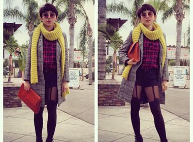 Học Tóc Tiên diện street style mùa đông ấm áp mà vẫn gợi cảm