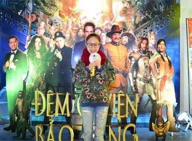 Con gái Thanh Lam nhí nhảnh đi xem phim Night at the museum