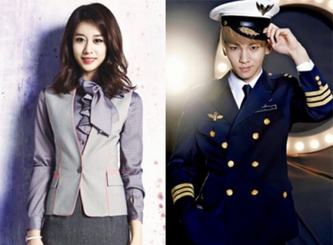 'Say' vẻ đẹp của sao Hàn trong trang phục tiếp viên hàng không