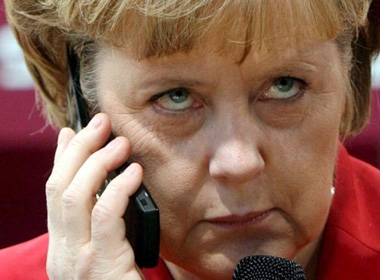 Điện thoại di động của Thủ tướng Đức Angela Merkel là mục tiêu bị theo dõi.Ảnh: DPA