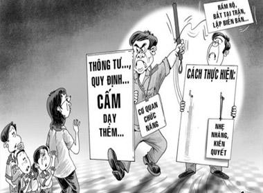 TP.HCM: chấn chỉnh tình trạng dạy thêm, học thêm (Ảnh minh họa)