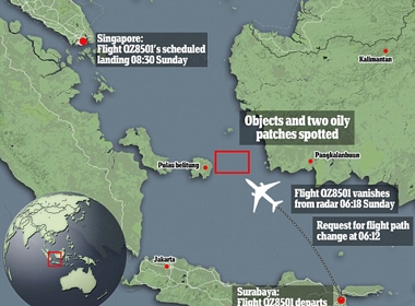 Thuyết âm mưu: Máy bay AirAsia bị một ‘bàn tay đen’ kéo xuống biển