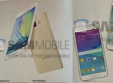 Samsung lộ 'ảnh nóng' Galaxy A7 và Grand Max