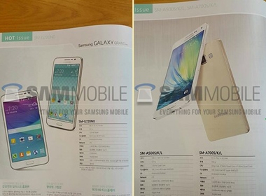 Hình ảnh và thông số của 2 mẫu smartphone Galaxy mới do SamMobile chia sẻ