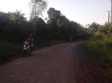 Hiện trường nơi nữ sinh bị đối tượng tấn công