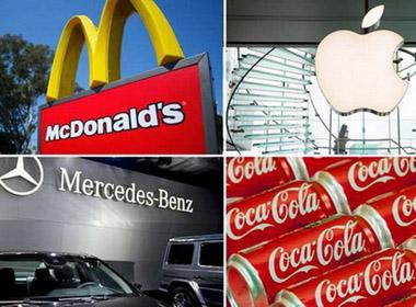 Danh sách 10 thương hiệu có giá trị lớn nhất trên thế giới